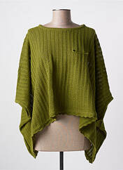 Pull vert NID D'ABEILLE pour femme seconde vue