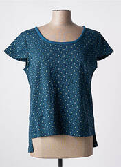 T-shirt bleu NID D'ABEILLE pour femme seconde vue