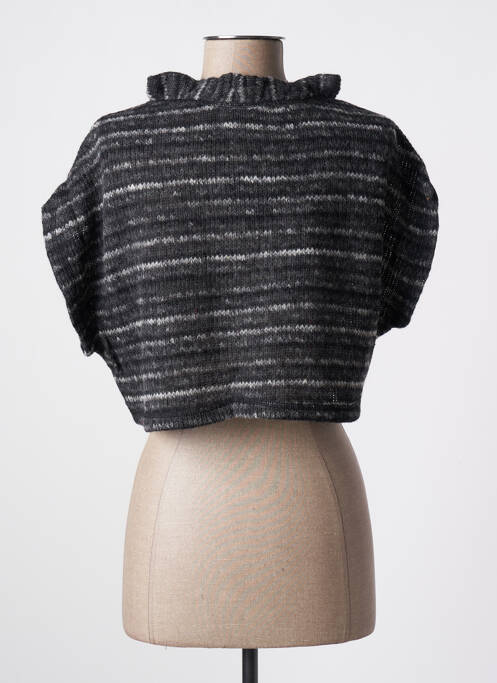 Boléro gris ZELTI pour femme