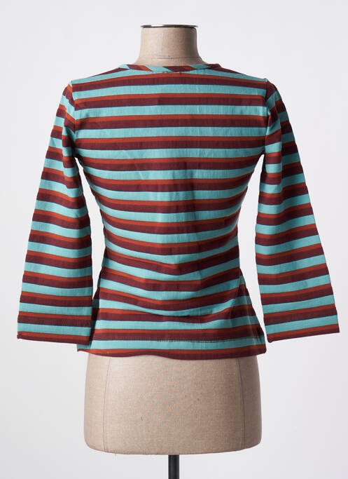 T-shirt bleu ZELTI pour femme