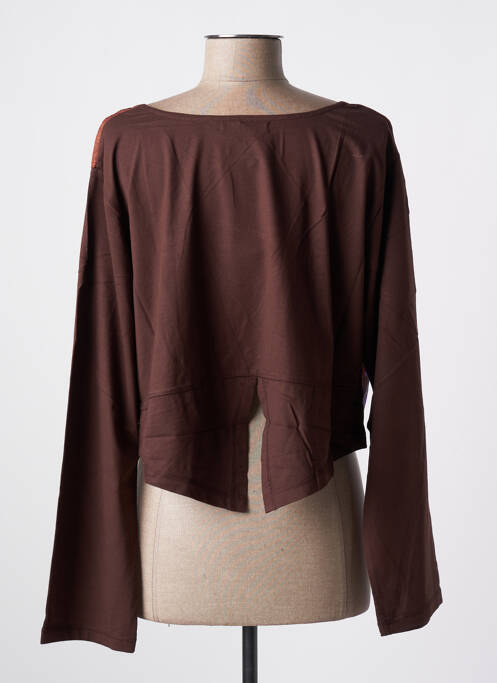 Veste casual marron NID D'ABEILLE pour femme