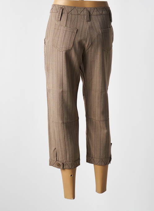 Pantacourt beige ZELTI pour femme