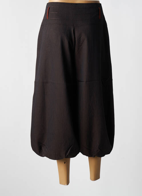 Pantacourt marron ZELTI pour femme