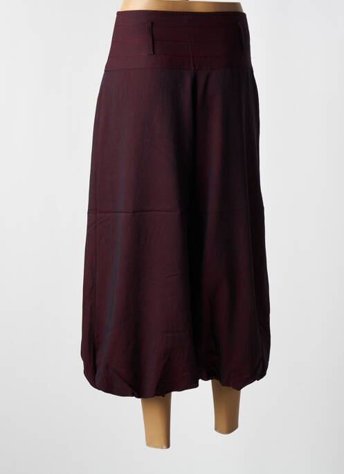 Pantacourt rouge ZELTI pour femme