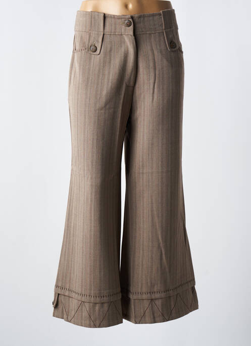 Pantalon flare beige ZELTI pour femme