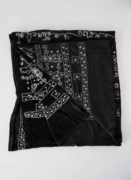 Echarpe noir NID D'ABEILLE pour femme