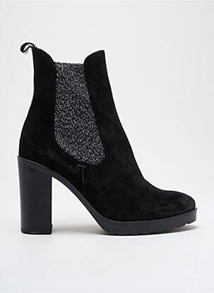 Bottines/boots nubuck talon de 7 à 9cm noir MINKA DESIGN femme
