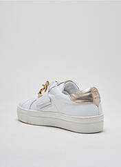 Baskets blanc FUGITIVE BY FRANCESCO ROSSI pour femme seconde vue