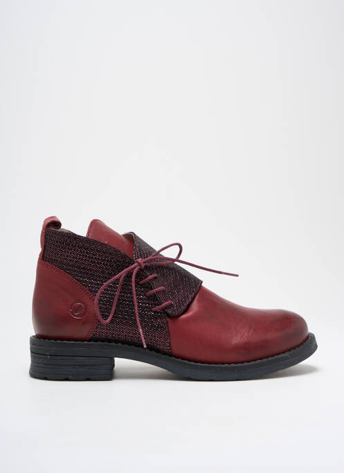 Bottines/Boots rouge CASTA pour femme