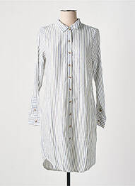 Robe courte manches longues manches longues blanc SUN VALLEY femme