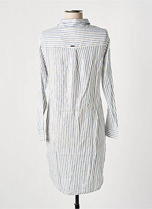 Robe courte manches longues manches longues blanc SUN VALLEY femme