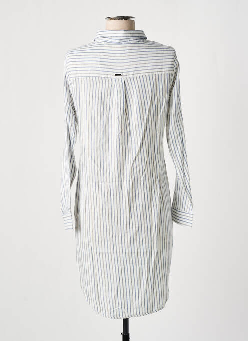 Robe courte blanc SUN VALLEY pour femme