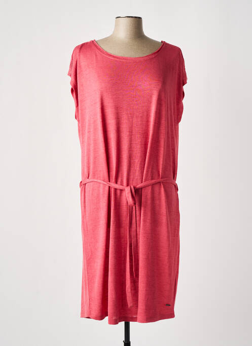 Robe mi-longue rose SUN VALLEY pour femme