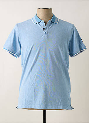 Polo bleu SUN VALLEY pour homme