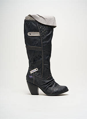 Bottes noir MUSTANG pour femme