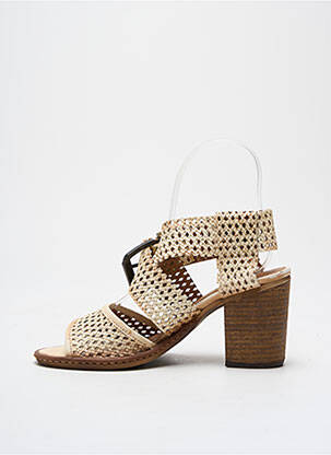 Sandales/nu pieds talon bottier talon de 4 à 6cm beige LITTLE ...LA SUITE femme