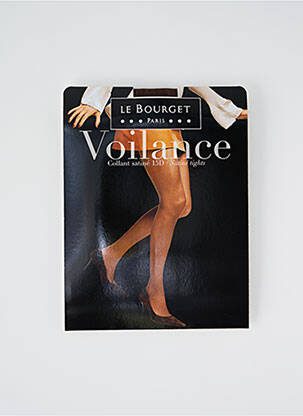Collants légère et transparente marron LE BOURGET femme