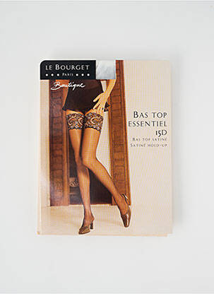 Bas bas/collant blanc LE BOURGET femme