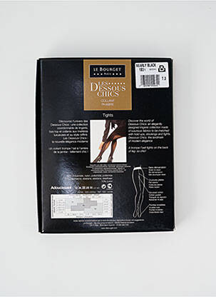 Collants imprimé fantaisie gris LE BOURGET femme