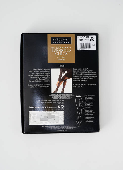 Collants gris LE BOURGET pour femme