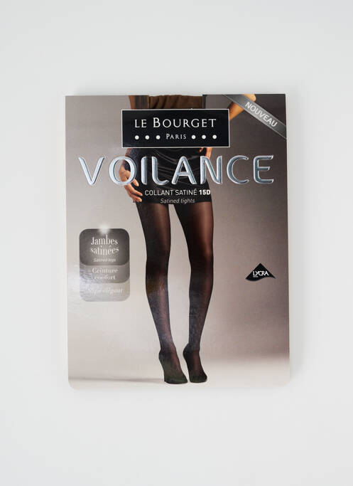 Collants légère et transparente marron clair LE BOURGET femme