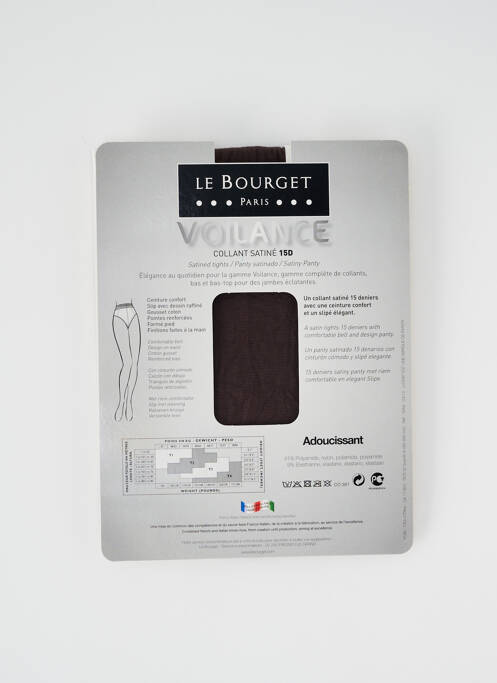 Collants gris LE BOURGET pour femme