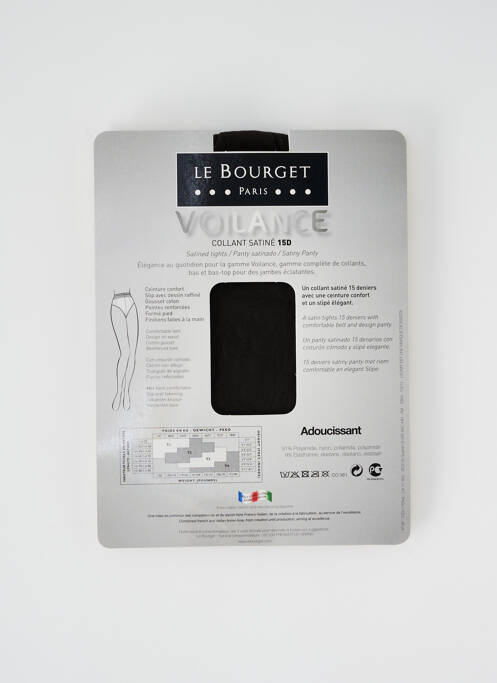 Collants marron LE BOURGET pour femme