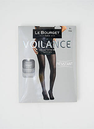 Collants légère et transparente marron fonce LE BOURGET femme