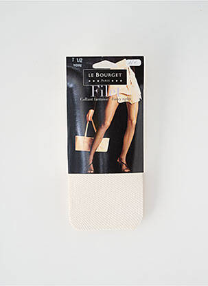 Collants stretch blanc LE BOURGET femme