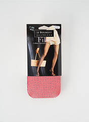 Collants rouge LE BOURGET pour femme seconde vue