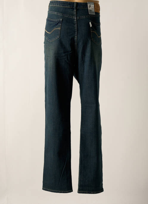 Jeans coupe droite bleu QUINZE & TREIZE pour homme