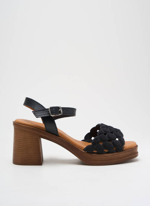 Sandales/Nu pieds noir EVA FRUTOS pour femme