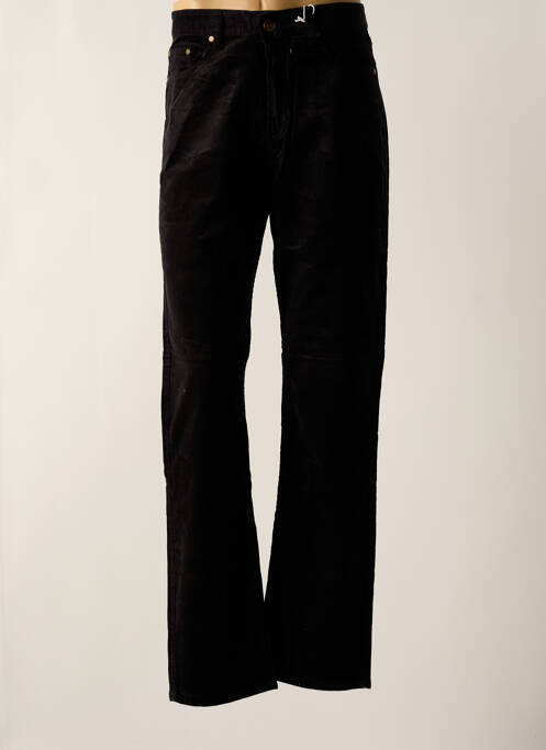 Pantalon droit noir QUINZE & TREIZE pour homme