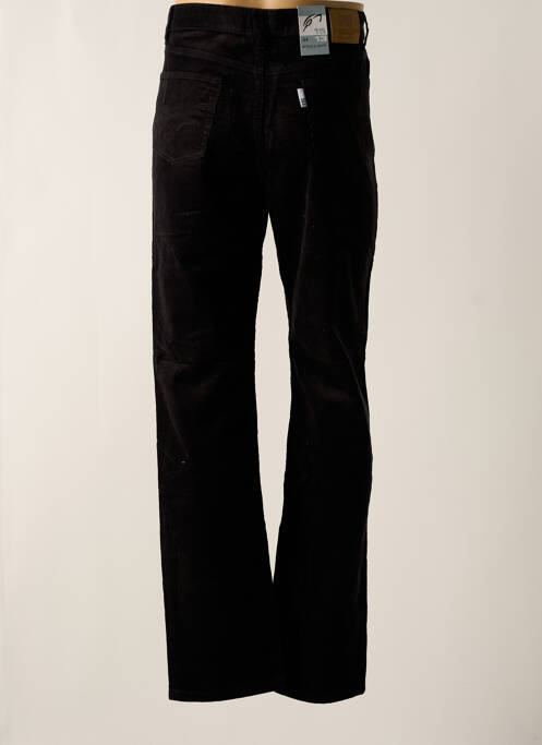 Pantalon droit noir QUINZE & TREIZE pour homme