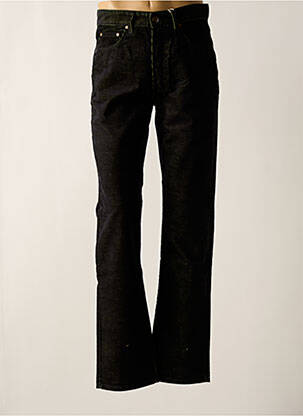 Pantalon droit taille normale taille normale noir QUINZE & TREIZE homme