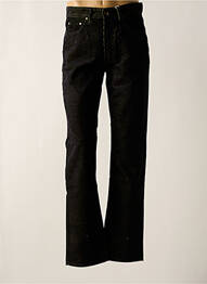 Pantalon droit taille normale taille normale noir QUINZE & TREIZE homme