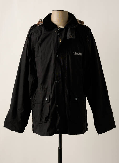 Parka manches longues a capuche noir COMPTOIR DU RUGBY homme