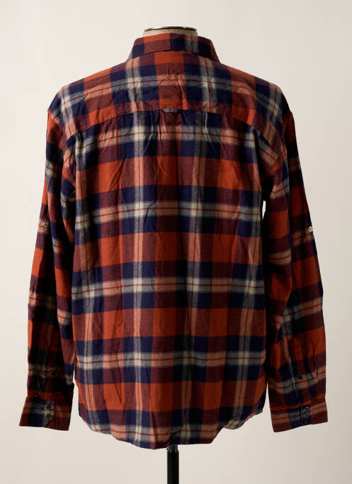 Chemise manches longues bleu QUINZE & TREIZE pour homme