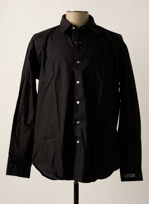 Chemise manches longues noir COMPTOIR DU RUGBY pour homme