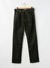 Pantalon droit vert QUINZE & TREIZE homme