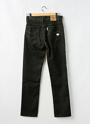 Pantalon droit vert QUINZE & TREIZE homme