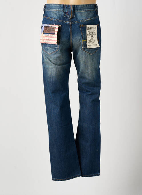 Jeans coupe droite bleu USA RUGBY pour homme