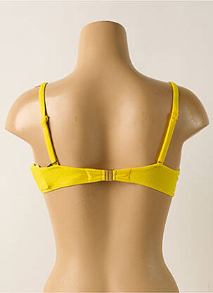 Haut de maillot de bain stretch haut soutien-gorge emboitant jaune MARIE JO femme