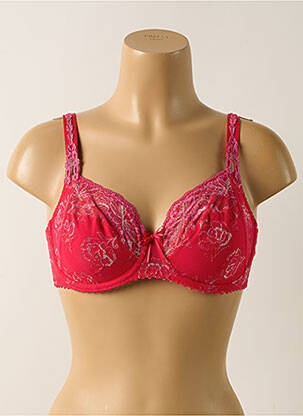 Soutien-gorge effet matière satinée haut soutien-gorge emboitant rose PRIMADONNA femme
