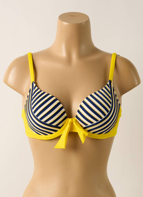 Haut de maillot de bain jaune MARIE JO pour femme