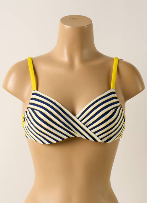 Haut de maillot de bain jaune MARIE JO pour femme