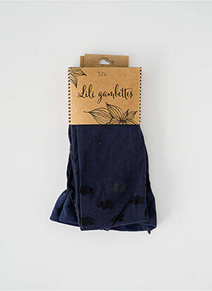 Collants bleu LILI GAMBETTES pour femme