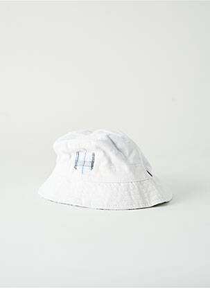 Chapeau imprimé carreaux blanc HERMAN garçon