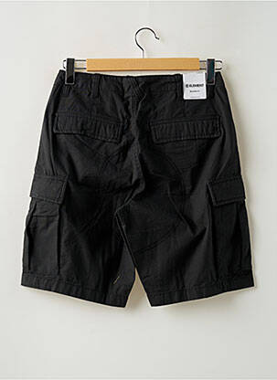 Bermuda coupe droite noir ELEMENT homme