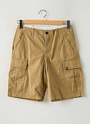 Bermuda coupe droite beige ELEMENT homme